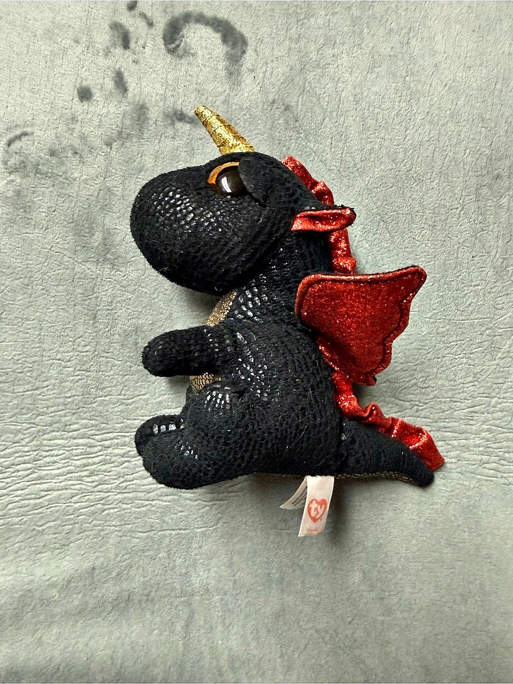 Ty Grindal the UniDragon Black & Red Plush Toy